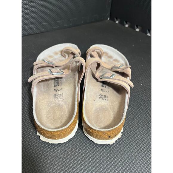 Birkenstock Birko-Flor Mayari Champagne Pearl White EU 39 US 8 Sandal Thongs - Picture 2 of 7